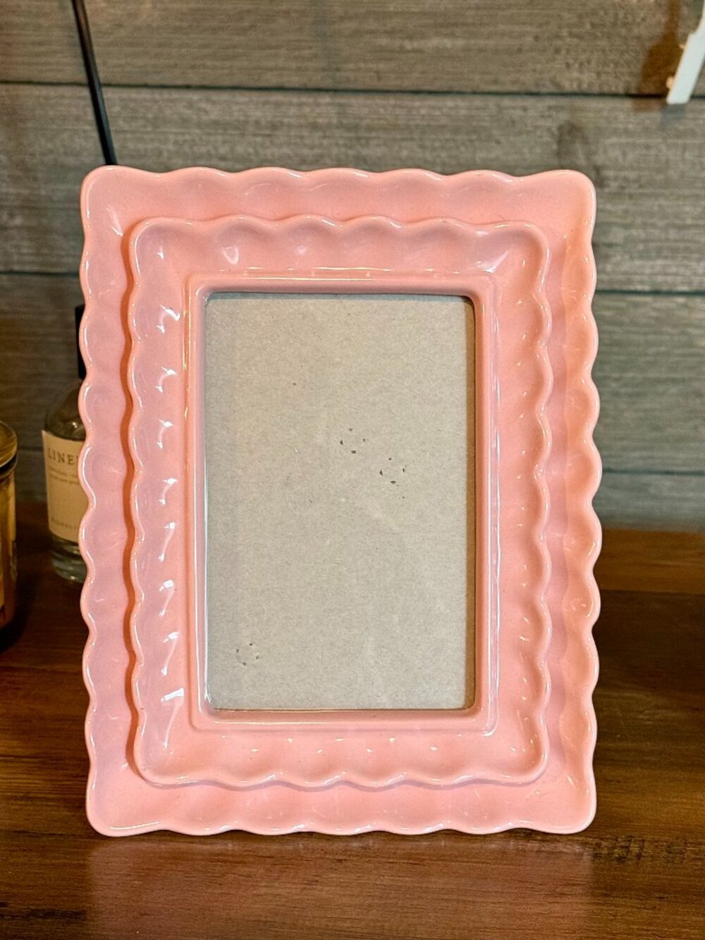 Anthropologie Pink Scalloped Ceramic Picture Frames - 2 Available / $30 EACH